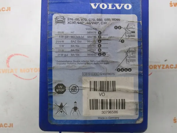 Jeu d'ampoules Volvo OEM 30796586 pour S70 V70 C70 S60 S80 XC90 image 8