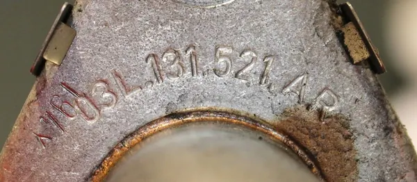 VW CRAFTER AMAROK EGR PIPE 03L131521AR image 2