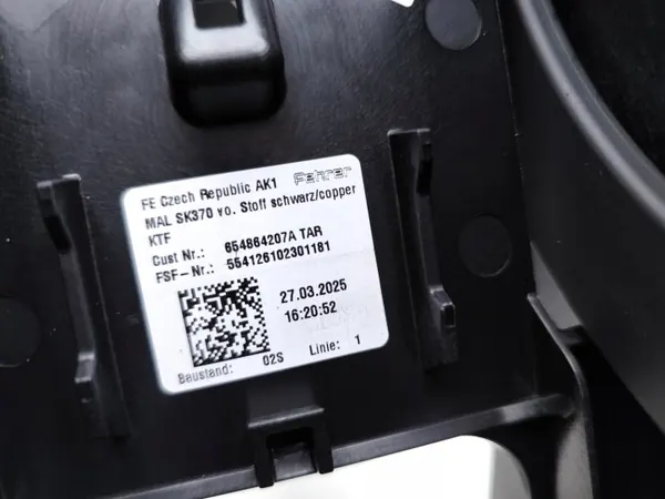 Keskikonsolin käsinoja OEM 654864207A Skoda Kamiq:lle image 7