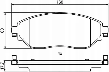 Bosch Remblokken 0 986 494 023 image 6