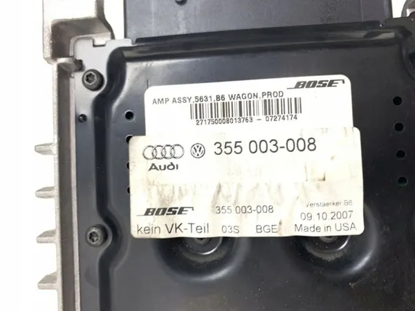Begagnad förstärkare OEM 355003008 för Audi A4 Cabrio image 4