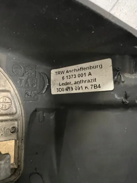 VW Touareg 5.0 TDI ohjauspyörä OEM 3d0419091k ilmatyynyllä image 8