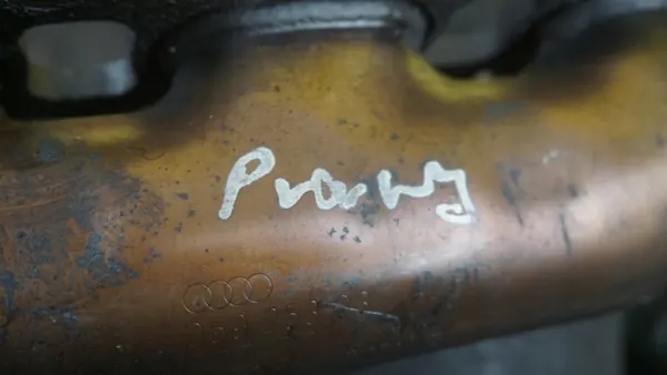 Porsche OE höger avgasgrenrör OEM 059-253-034-BP image 3
