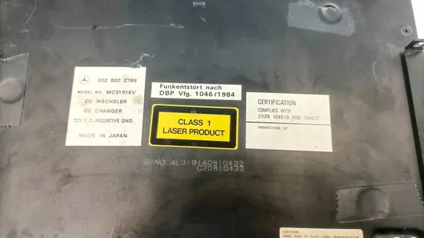 CD-vaihtaja OEM 0028202789 Mercedes-Benz SL R129 image 7