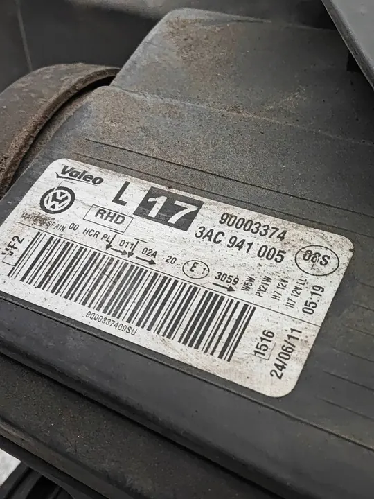 Volkswagen Passat Alltrack 2012 Vasemman puolen ajovalot image 7