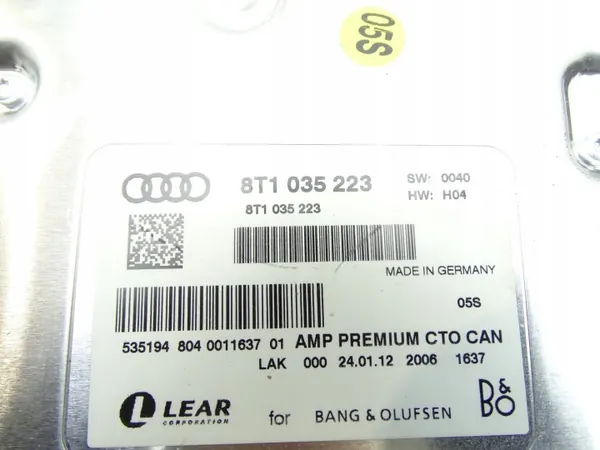 OEM 8T1035223 Ljudförstärkare för Audi A4/A5 B8 image 3