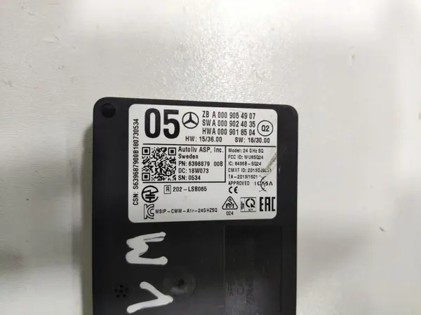 Sensor Radar Distronic OEM A0009054907 Mercedes Clase A image 4