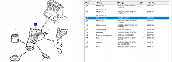 Saab 9-3 2006 Enfriador de aceite image 6