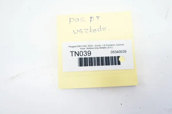 OEM TN039 98135302XX Höger Bakre Säkerhetsbälte Peugeot 508 II image 6
