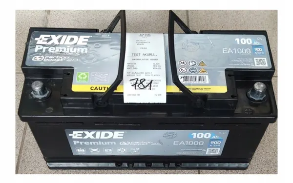 Exide Premium Akku OEM EA1000 100Ah 900A image 2