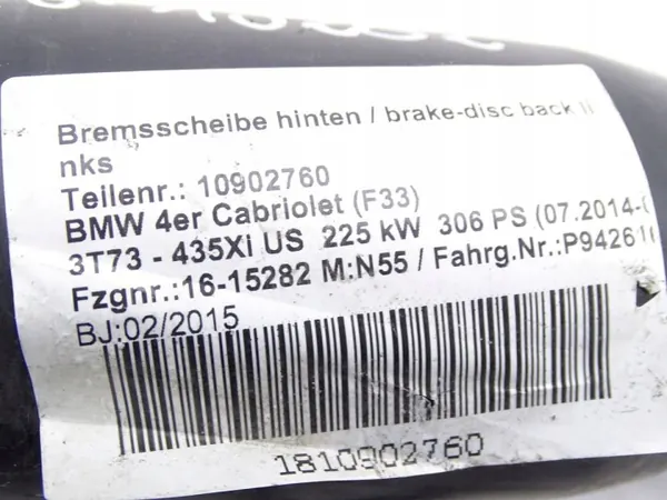 BMW OEM 6868660 Hinterer Stoßdämpfer für 4er F33 image 6