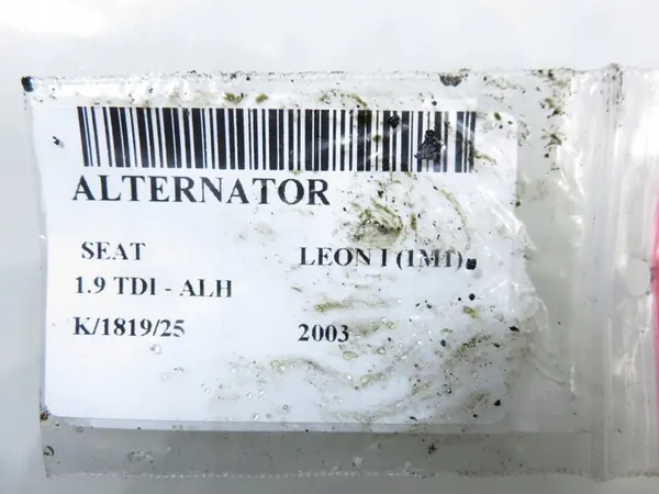 SEAT LEON I 1.9 TDI Vaihtovirtageneraattori Hitachi 028903029G image 7
