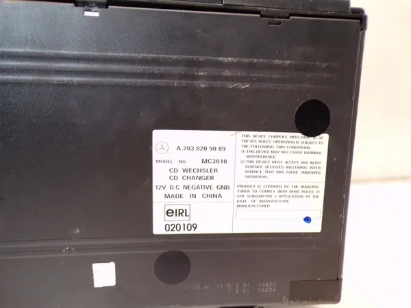 CD-vaihtaja OEM 2038209089 Mercedes W203 W209 image 3