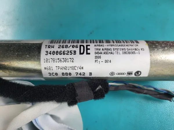 VW Passat B6 höger gardinairbag OEM PRKA114221657116 image 4