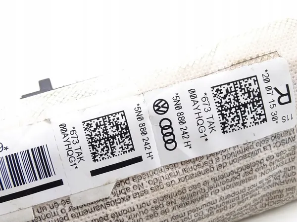 OEM 5N0880242H Ilmatyyny - Oikea Istuin VW Tiguan I image 3