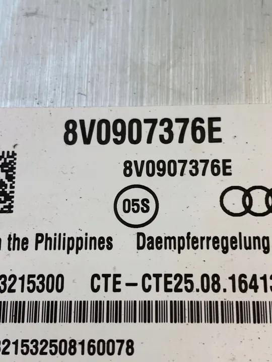 Audi A3 RS3 8V Achter Actieve Ophanging Module 8V0907376E image 5