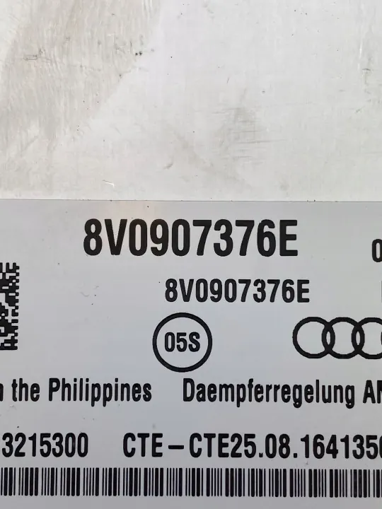 Audi A3 RS3 8V Achter Actieve Ophanging Module 8V0907376E image 6