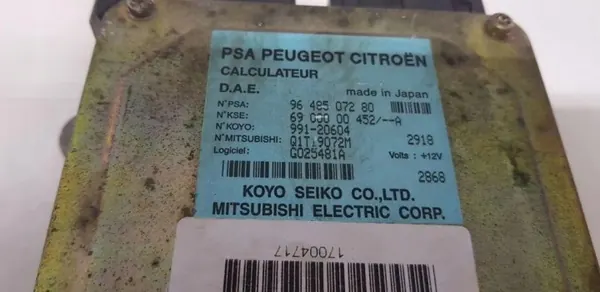 Módulo Confort OEM 9648507280 para Citroën C4 I 1.4L Diésel image 3
