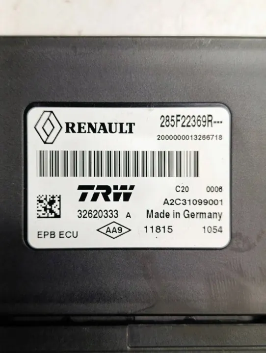 Renault Handbroms Modul OEM 285F22369R Begagnad image 3
