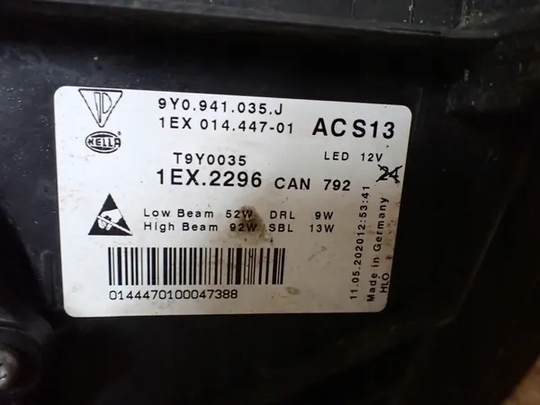 Linker Full LED Koplamp Porsche Cayenne 9Y 2019- OEM 9Y0941035J image 6