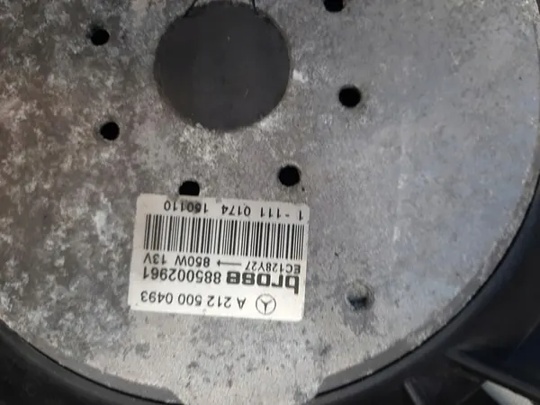 MERCEDES-BENZ W212 E-CLASS Koelventilator Behuizing A2125000493 image 3