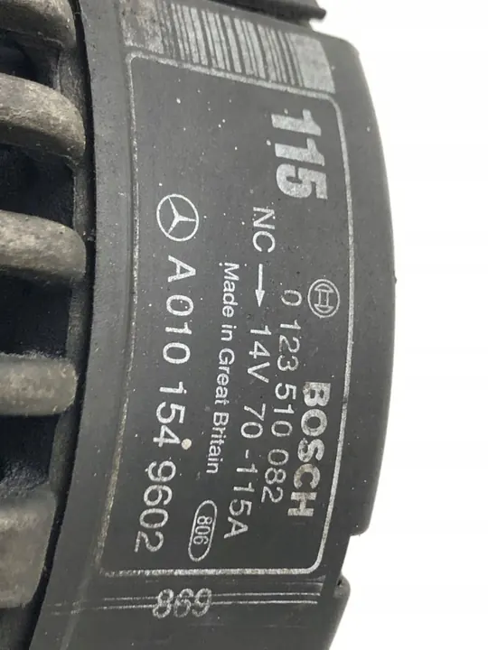 ALTERNATOR MERCEDES W202 2.2 102HV A0101549602 image 2