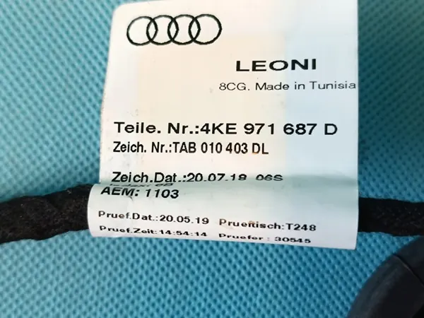 Harness puerta trasera izquierda Audi Q8 e-tron 55 Quattro 4KE971687D image 10
