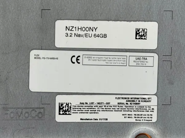 Module Mémoire 64GB Ford Puma MK2 OEM LU5T-14G371-GKF image 5
