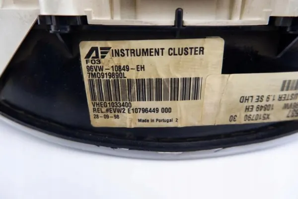 Snelheidsmeter OEM 7M0919890L Volkswagen Sharan I image 3