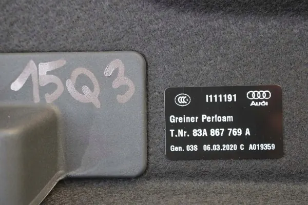 Audi Q3 Achterplank OEM bt-cars-34228 Zwart Soul image 7