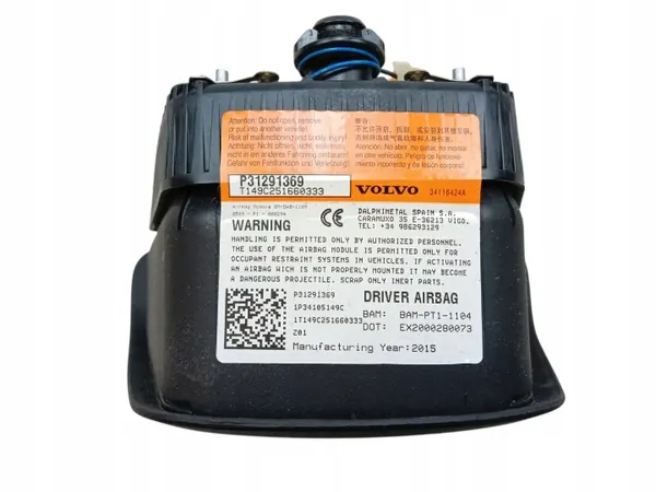 Airbag condutor OEM P31291369 para Volvo V40 II image 4