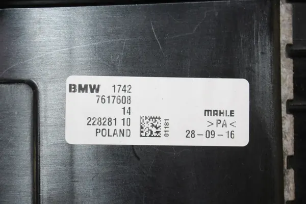 Conjunto de radiadores BMW F45 F48 F60 F56 F54 2013- OEM image 8