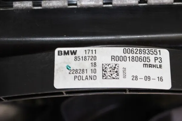 Conjunto de radiadores BMW F45 F48 F60 F56 F54 2013- OEM image 9