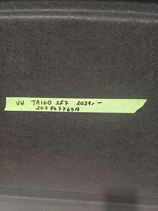 VW Taigo 2G7 2021 kofferbakplank OEM 2G7867769A image 8