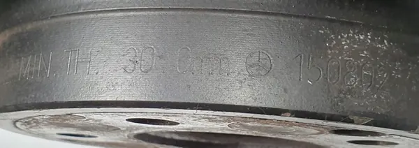 Remschijven + Remblokken Voor Mercedes SL 55 R230 AMG A2304210712 image 4