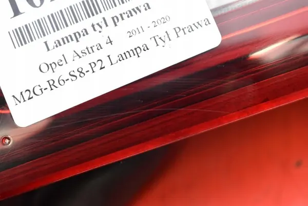 Höger Baklykta 25870194 Opel Astra 4 IV J Sedan Lift image 9