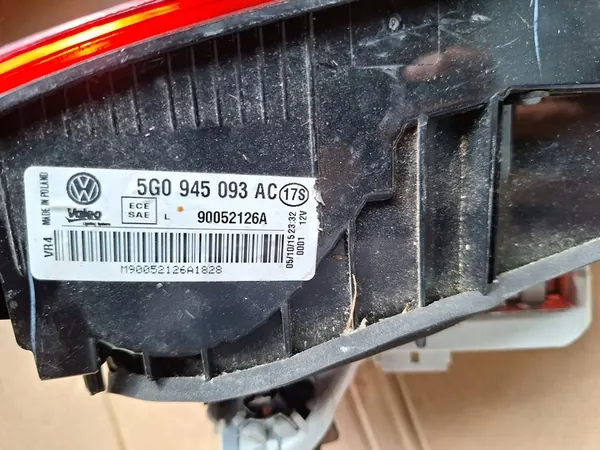 Lámpara trasera izquierda para VW Golf VII image 8