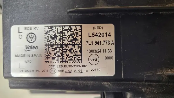 VW T6 T6.1 LIFT Luz Frontal Esquerda Full LED 7L1941773A image 8