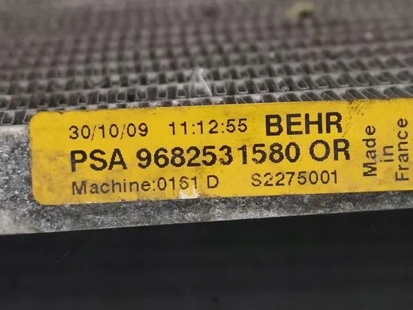 Peugeot 308 T7 ilmastointikondensaattori OEM 9682531580 image 6