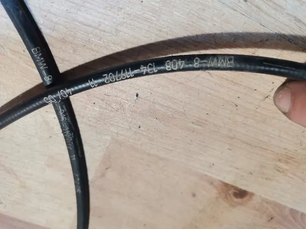 BMW X5 E53 Hood Release Cable Set + Lås image 2