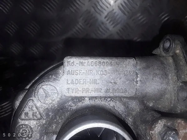 Turbocompressor Mercedes Vaneo W414 2002 a668096 image 3