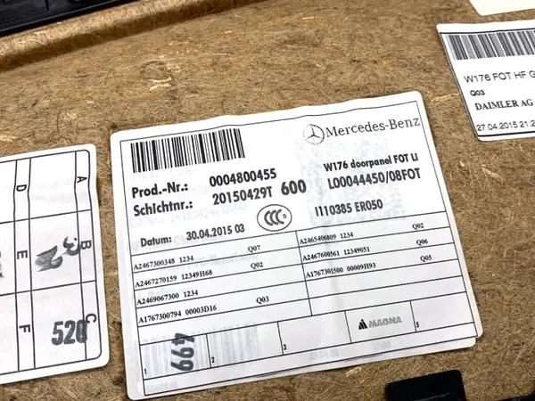 OEM LORK-2066-55332 Linker Achterdeurbekleding Mercedes image 5