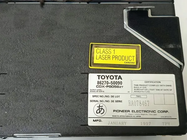 Lexus LS400 CD-byttare OEM 827050090 (94-97) image 7