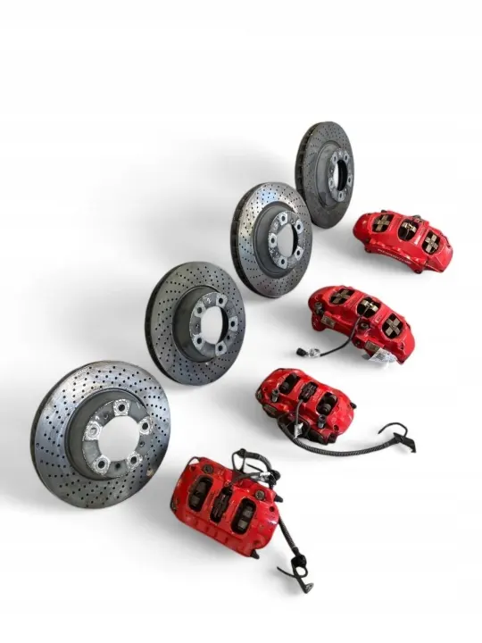 Conjunto de discos e pinças Porsche 911 991 OEM 99135105414 image 4