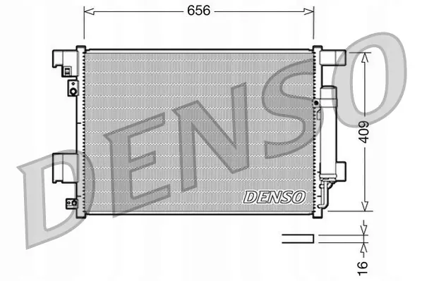 Denso DCN21001 Ilmastointikondensaattori image 3