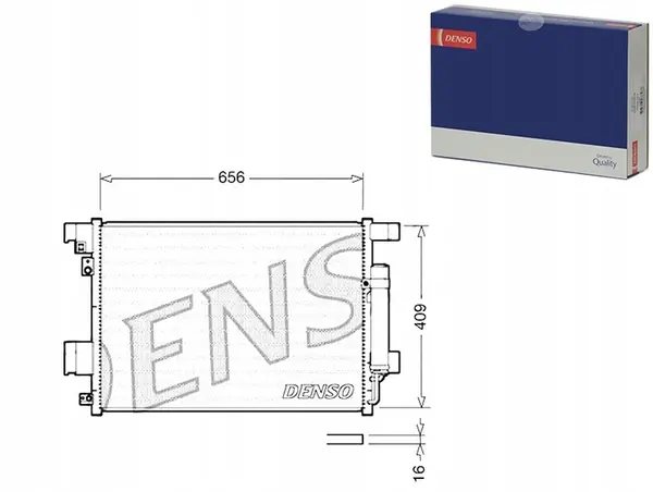 Denso DCN21001 Ilmastointikondensaattori image 4