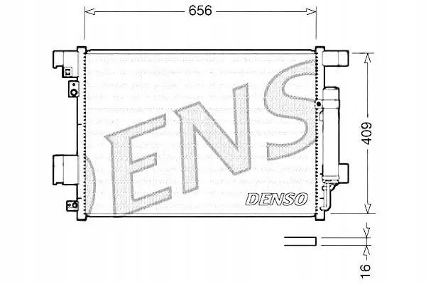 Denso DCN21001 Ilmastointikondensaattori image 5