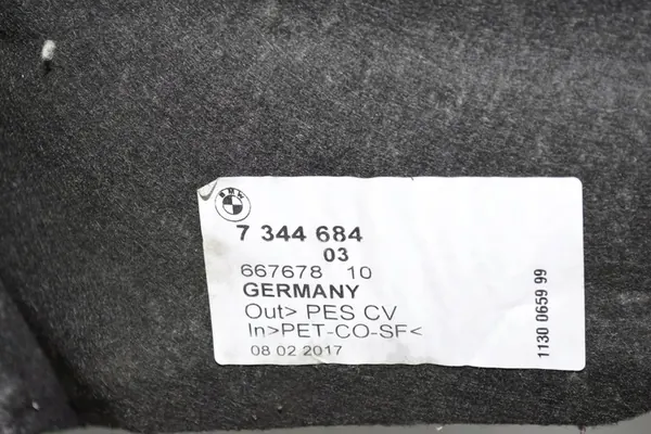 Isolamento Acústico BMW 7 (G11, G12) 7344683 image 6