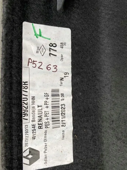 Kofferraumablage Renault AUSTRAL 2024 OEM 799220778R image 7