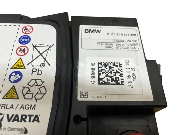 AGM Start-Stop Accu OEM 9878488 12V 50Ah image 4